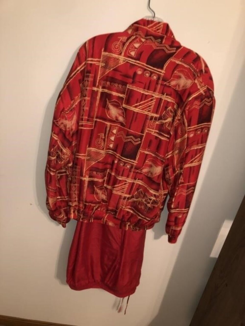 Vintage Fuda International 100% Silk 2-Piece Tracksuit Set - Large - Picture 6 of 8